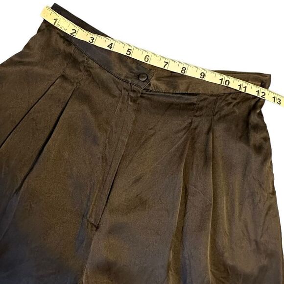 Vintage Flora Kung Collection Black Silk Harem Pants Size 0 - Picture 9 of 10